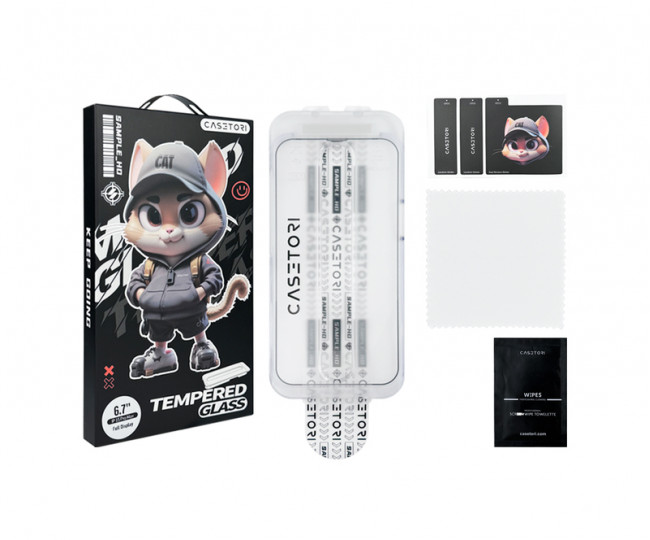 Защитное стекло CASETORI iPhone 14 Pro Max